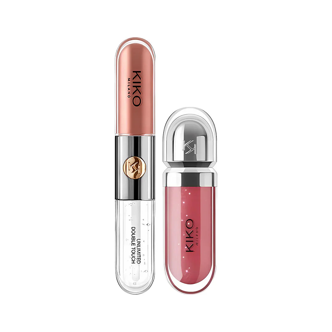 KIKO Lip Duo Offer – Double Touch Lipstick + Lip Gloss